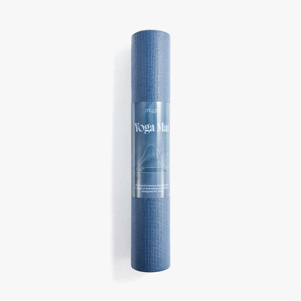 image 1 of Myga Entry Level Yoga Mat - Navy Peony