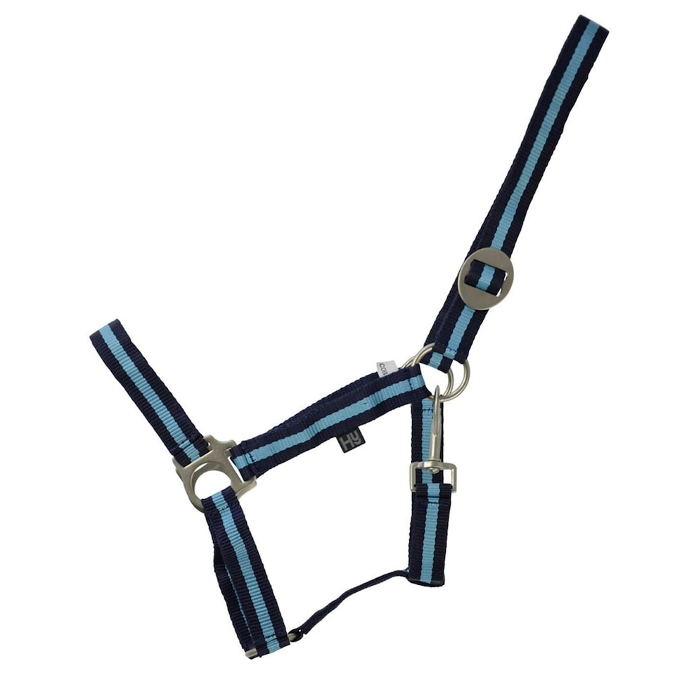 Hy Duo Head Collar - Navy/Light Blue - Full