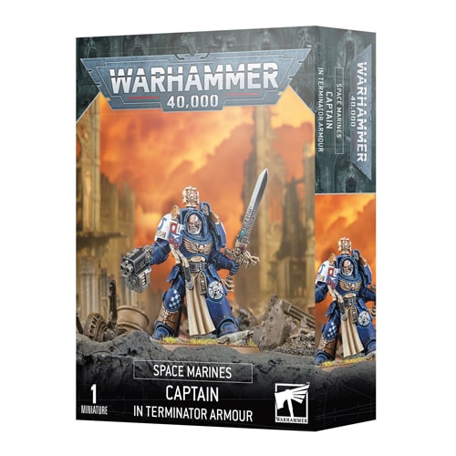 Space Marines: Captain In Terminator Armour - Brand New