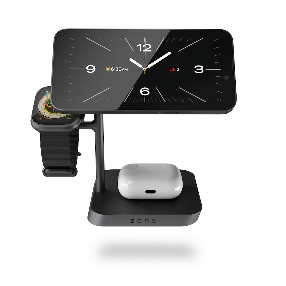 image 1 of Zens Office Wireless Charger 3 (incl. Wall Charger) - black