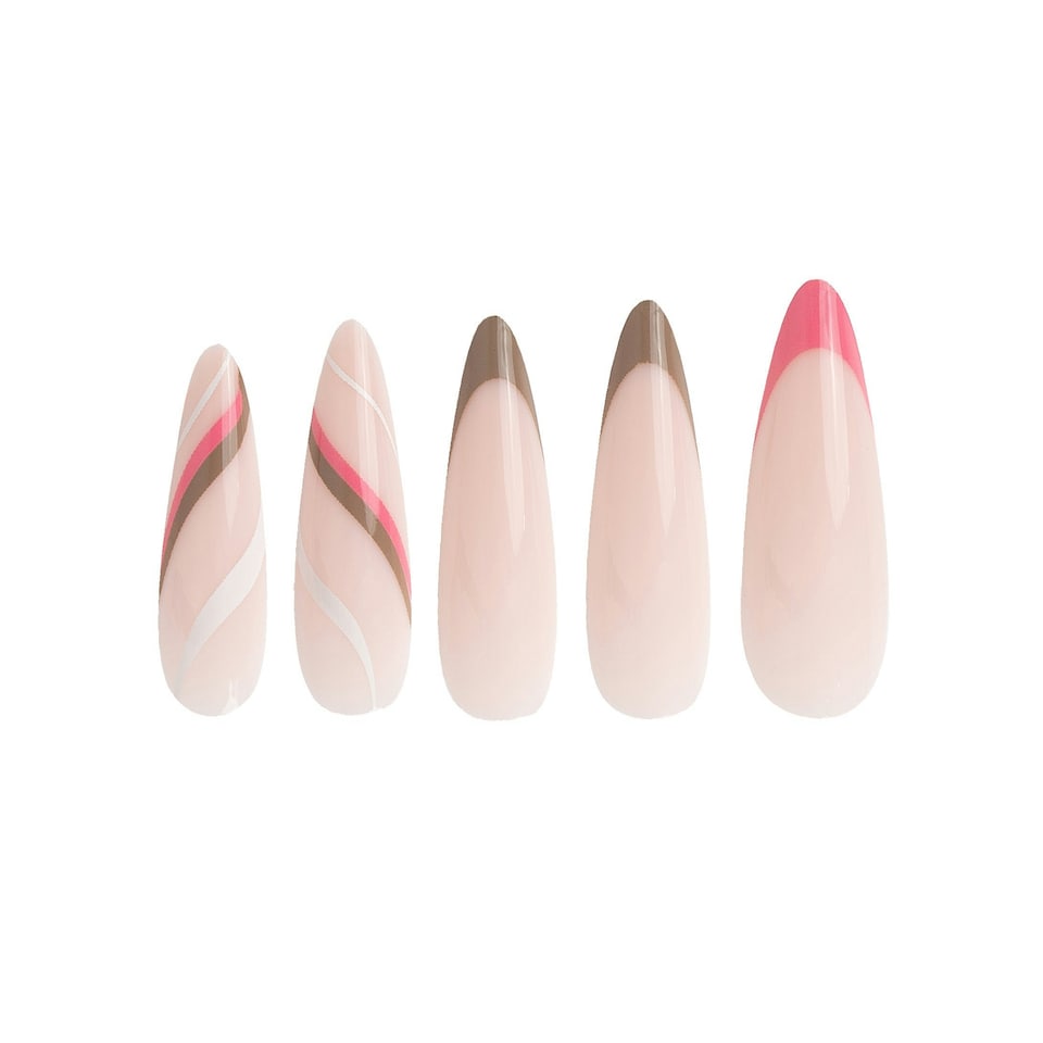 image 1 of Invogue Coco Blush Almond Nails - Pack of 24