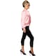 image 4 of Grease Womens/Ladies Pink Ladies Logo Jacket - Pink - XL XL