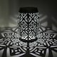 image 5 of Teamson Home Outdoor Garden Decor 2 in 1 Round Large Solar Powered Lantern LED Light