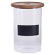 image 1 of Interiors By Premier Stylish Multipurpose Chalkboard 1800ml Storage Jar, Durable Jar With Lid For Counter, Airtight Storage Jars