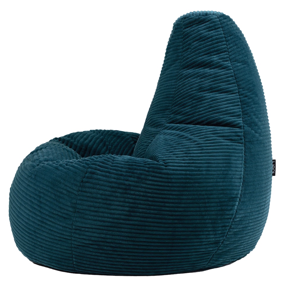 image 1 of Dalton Medium Beanbag Corduroy Teal | Green | Teal | 1
