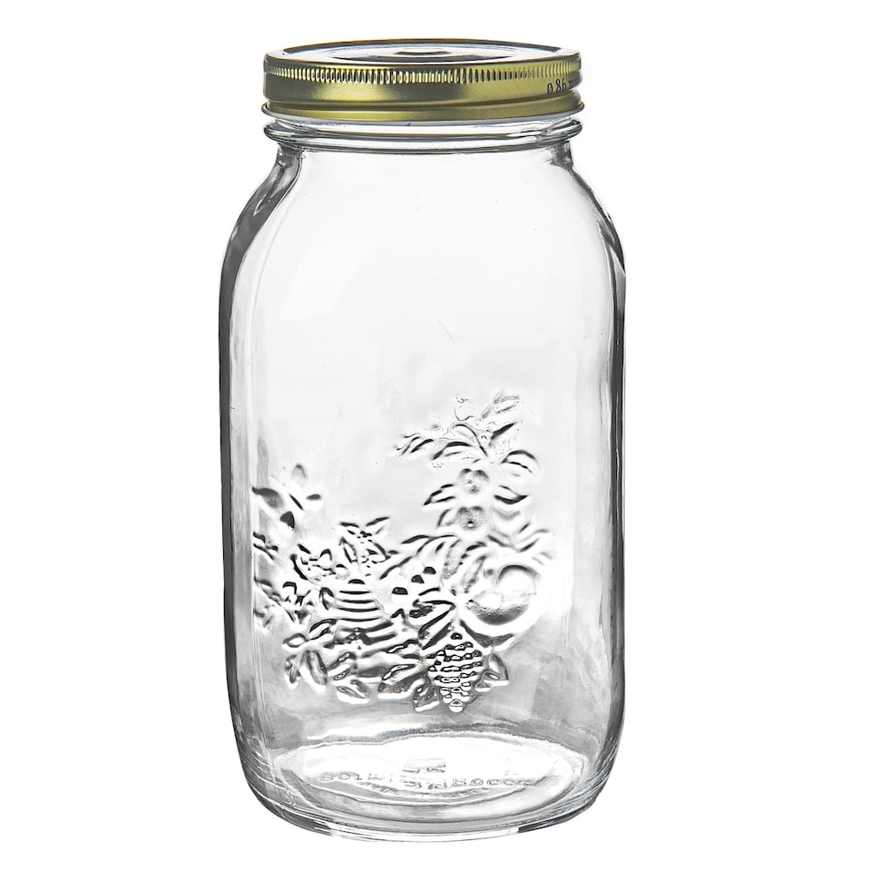 image 1 of Bormioli Rocco Quattro Stagioni Mason Jars - 1.5 Litre - Pack of 3