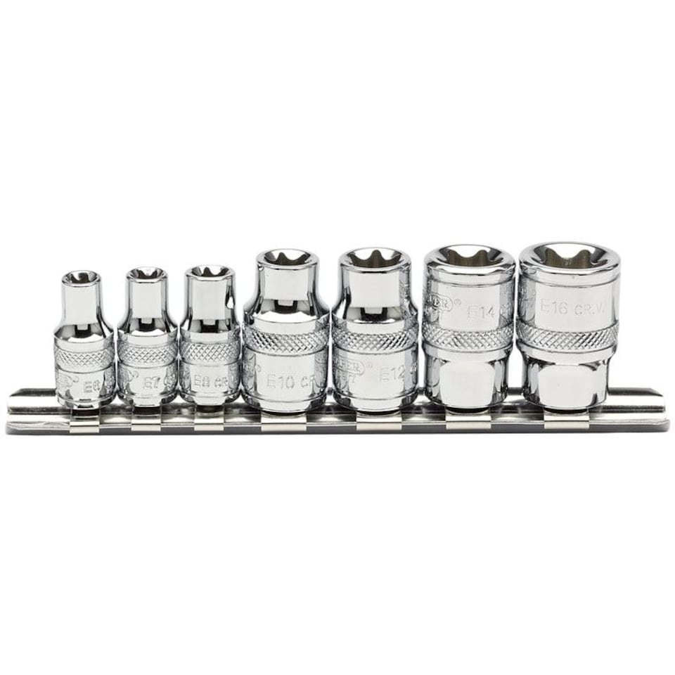 Tx Star Socket Set 1/4"-3/8"Dr - 34412