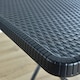 image 6 of Black Trestle Table and Chairs Set Folding Furniture for Indoor & Outdoor Events