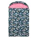 image 3 of Mountain Warehouse Kids Sleeping Bag 2 Season Camping Childrens Girls Boys Blue