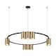 image 6 of Milagro Pendant Light (Circle) Genesis Black Gold 10xGU10