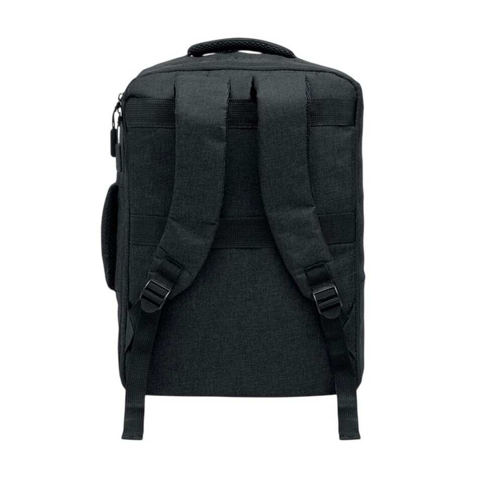 image 1 of MidOcean Laugar Slim Laptop Backpack - Black - One Size Black
