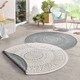 image 4 of The Rugs Porto Reversible Indoor Outdoor Rug Flatweave Polypropylene Design
