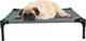 image 3 of Actiaspet Elevated Dog Bed Oxford Mesh Pet Cot Indoor or Outdoor (Grey, Medium)