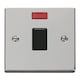 image 1 of SE HOME Polished Chrome 1 Gang 20A DP Switch With Neon | Chrome | Polished Chrome
