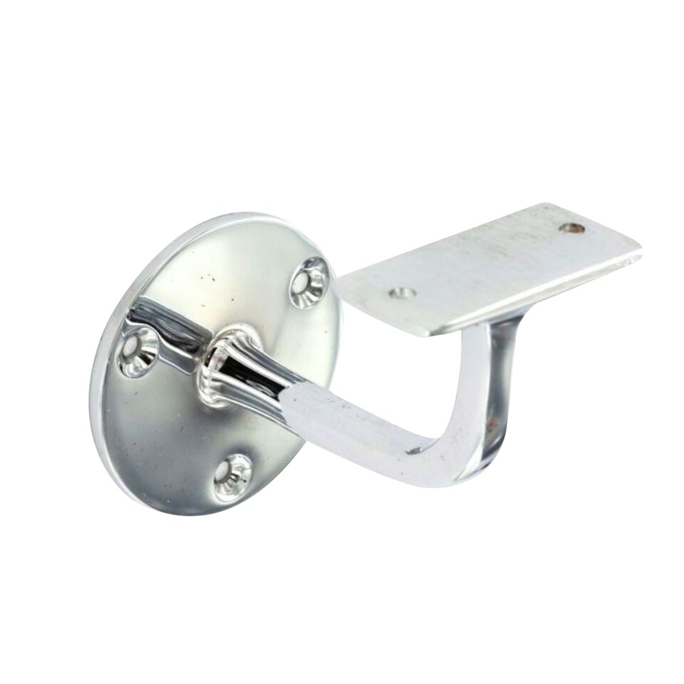 Securit Chrome Handrail Bracket - Silver - One Size