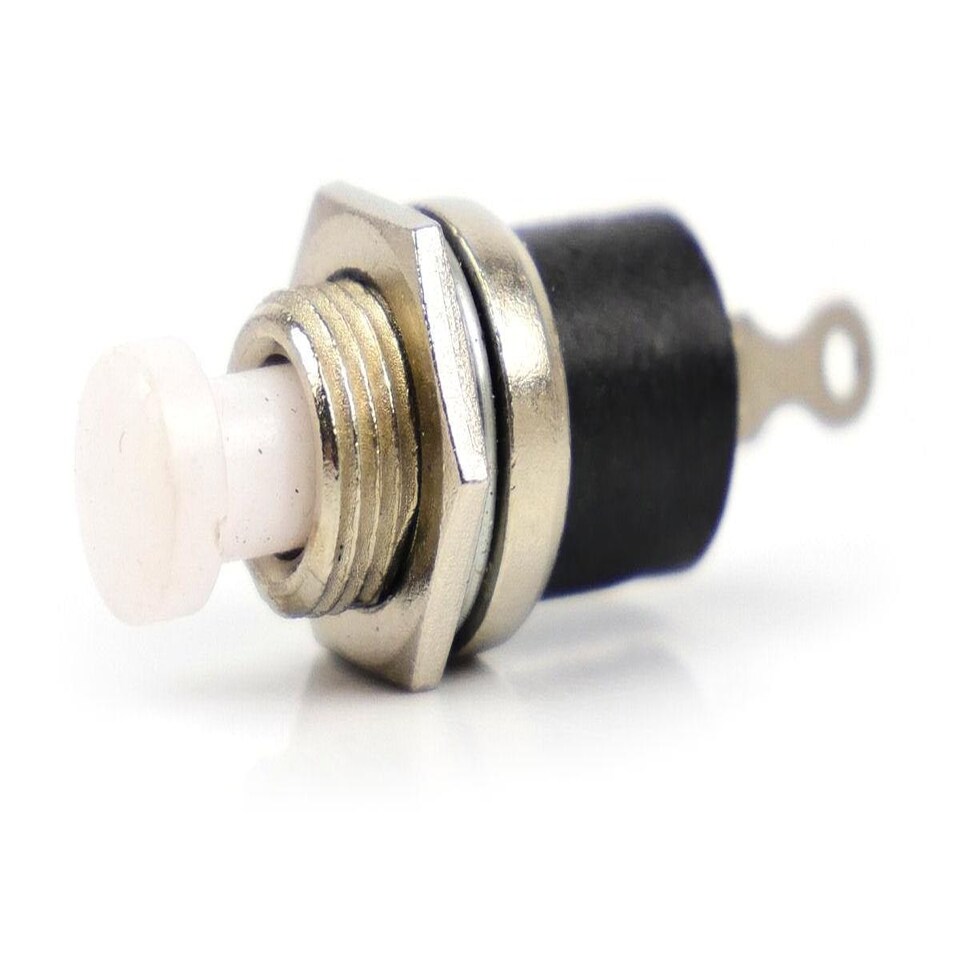 image 1 of Gaugemaster Electric White Push to Make Switches (5)