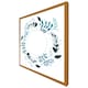 image 1 of Blue leaves frame (Picture Frame) Brown | Oak | M