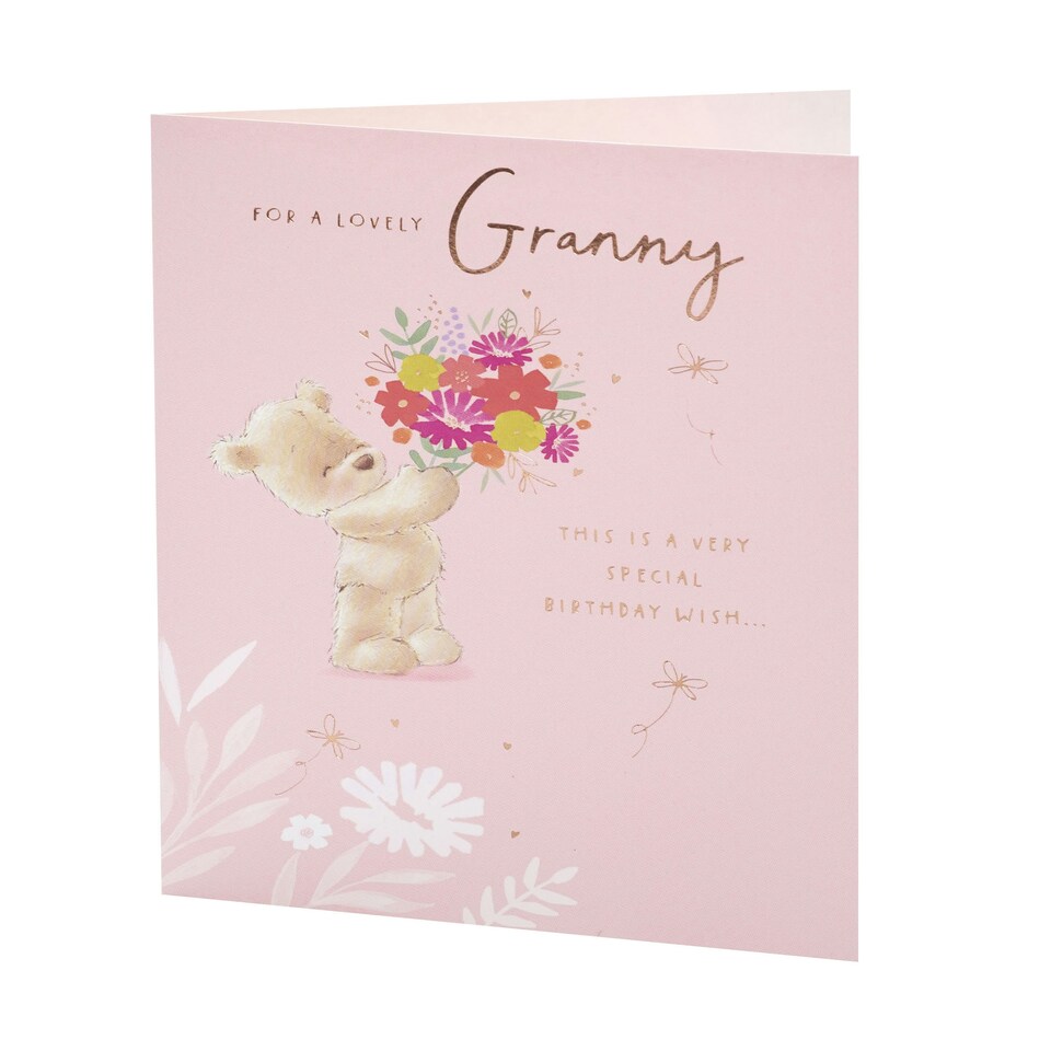 image 1 of Granny Birthday Card - Floral Bouquet