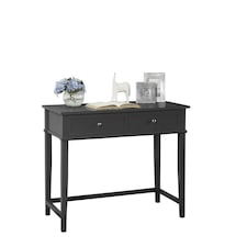 Franklin Writing Desk with 1 Drawer Black