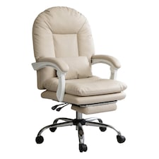 Levede Office Chair Ergonomic Executive Chair Heavy Duty Reclining Leather
