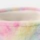image 6 of OHS Tie Dye Storage Basket Soft Faux Fur Fleece Laundry Clothes Toys Organiser Hamper With Handles | Multi