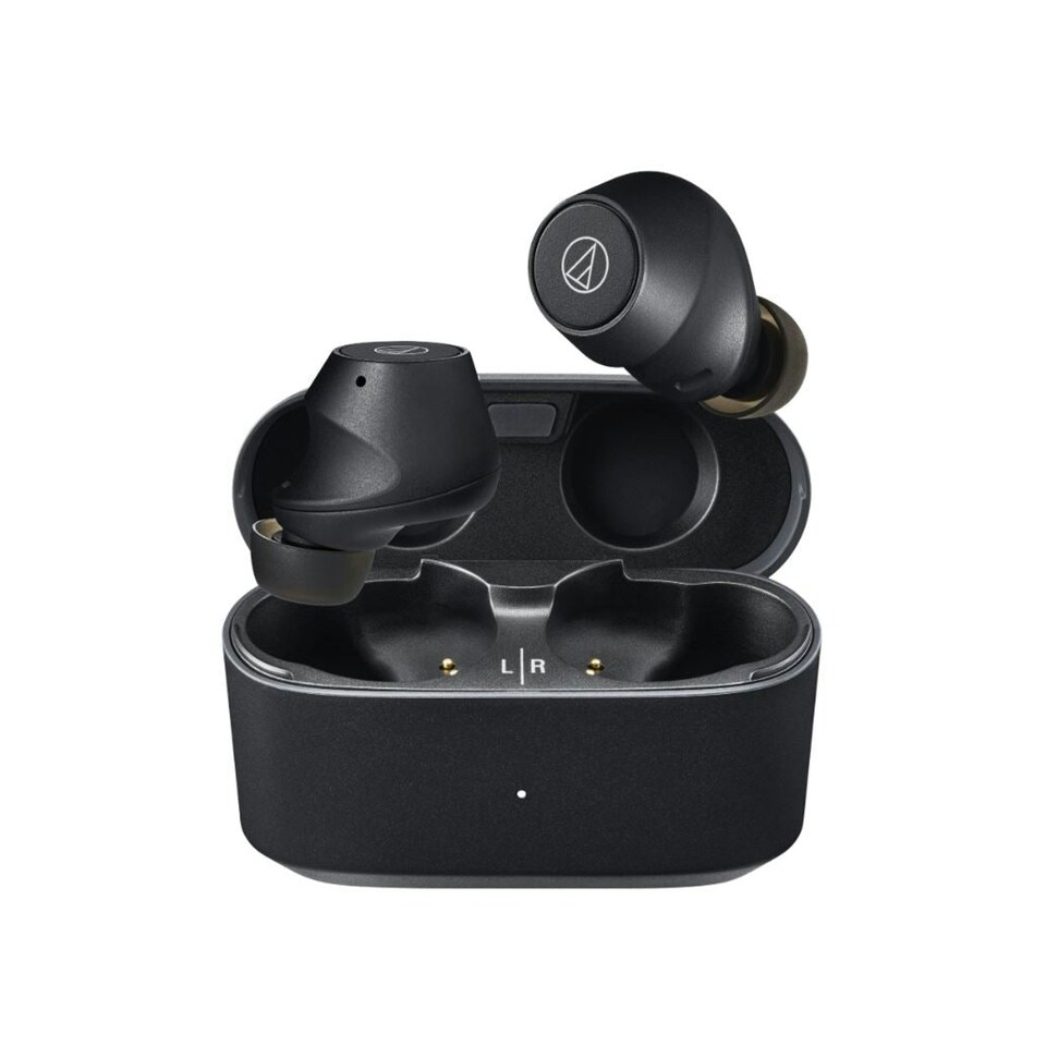 image 1 of Audio-Technica ATH-CKS30TW+ Wireless Earbuds Green
