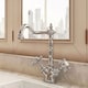image 8 of Balterley Traditional French Classic Mono Kitchen Sink Mixer Tap - Crosshead Dual Handle | Silver | Chrome | 1