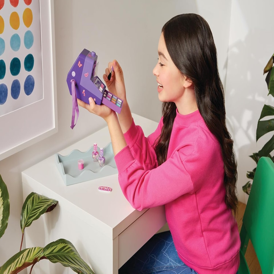 image 1 of Instant Glam Cosmetics Set with Vintage Instant Camera Shaped Box