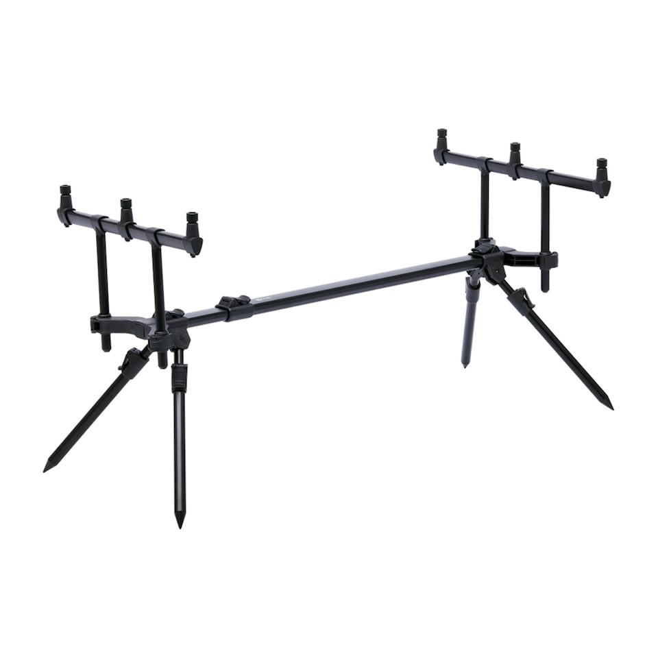 image 1 of Prologic C-Series Convertible 3 Rod Pod - Black Anodised Aluminium