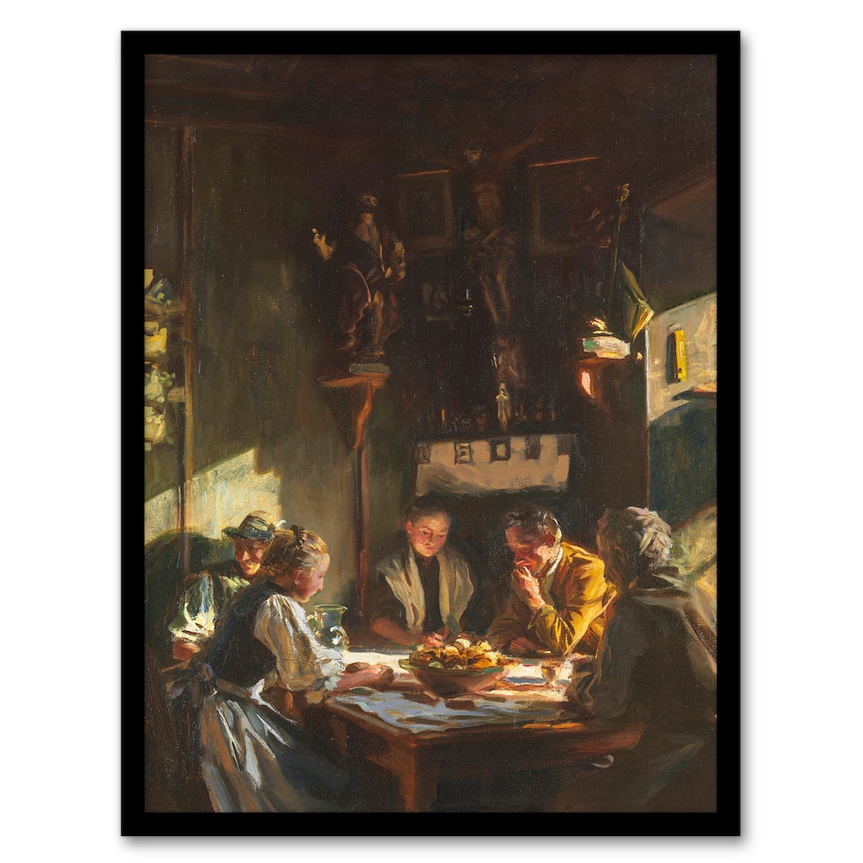 image 1 of John Singer Sargent Framed Wall Art Tyrolese Interior Oil Painting Home Décor