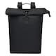 image 1 of Floso Turner Roll Top 12L Laptop Backpack - Solid Black - One Size