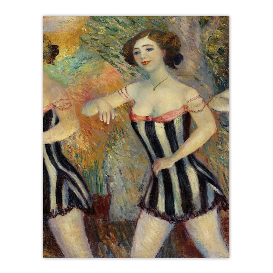 image 1 of Pony Ballet Theater Dancer Glackens Huge Wall Art Print 18X24 In