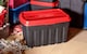 image 3 of Keter Tuff Box 140L Storage Boxes with Lid Set of 3 - Black