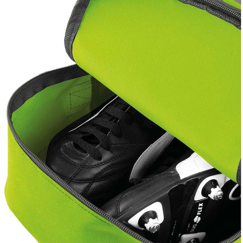 image 1 of BagBase Sport Shoe / Accessory Bag (8 Litres) - Lime Green - One Size Green | One Size