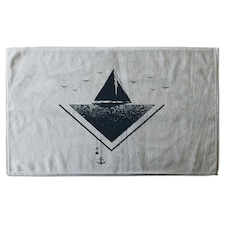 Sailboat at Sea (Kitchen Towel)