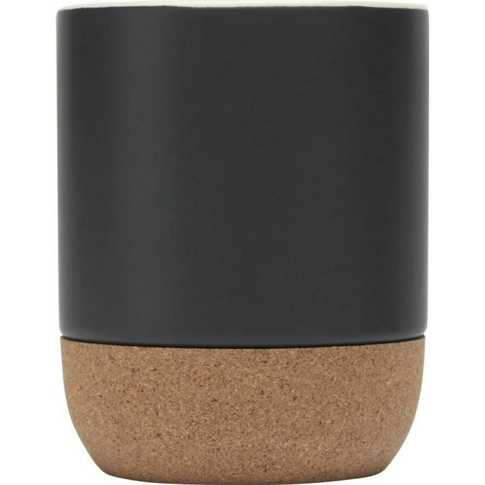 image 1 of Billie Cork Ceramic 300ml Mug - Solid Black - One Size