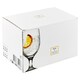 image 9 of 335ml Clear Footed Stemmed Beer Glasses Set of 6