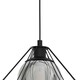 image 3 of Burton 3 Light Black Ceiling Pendant Bar