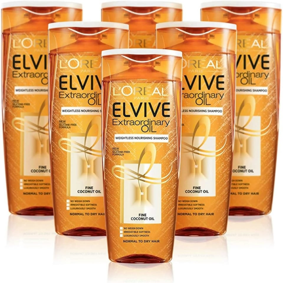image 1 of L’Oreal Elvive Extraordinary Oil Coconut Shampoo 400ml Pack of 6