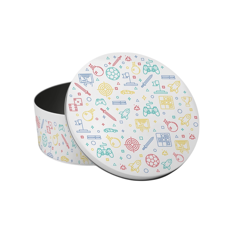 image 1 of Gaming Icons Small Cake Tin