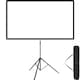 image 1 of Cinema Projector Screen with Foldable Tripod, 16:9, 4K, HD | White | white | M | 1