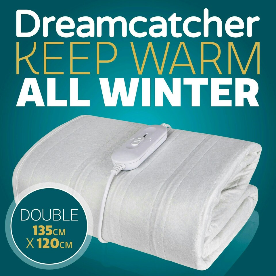 image 1 of Dreamcatcher Double Electric Under Blanket Heated Fitted Cover Single Control
