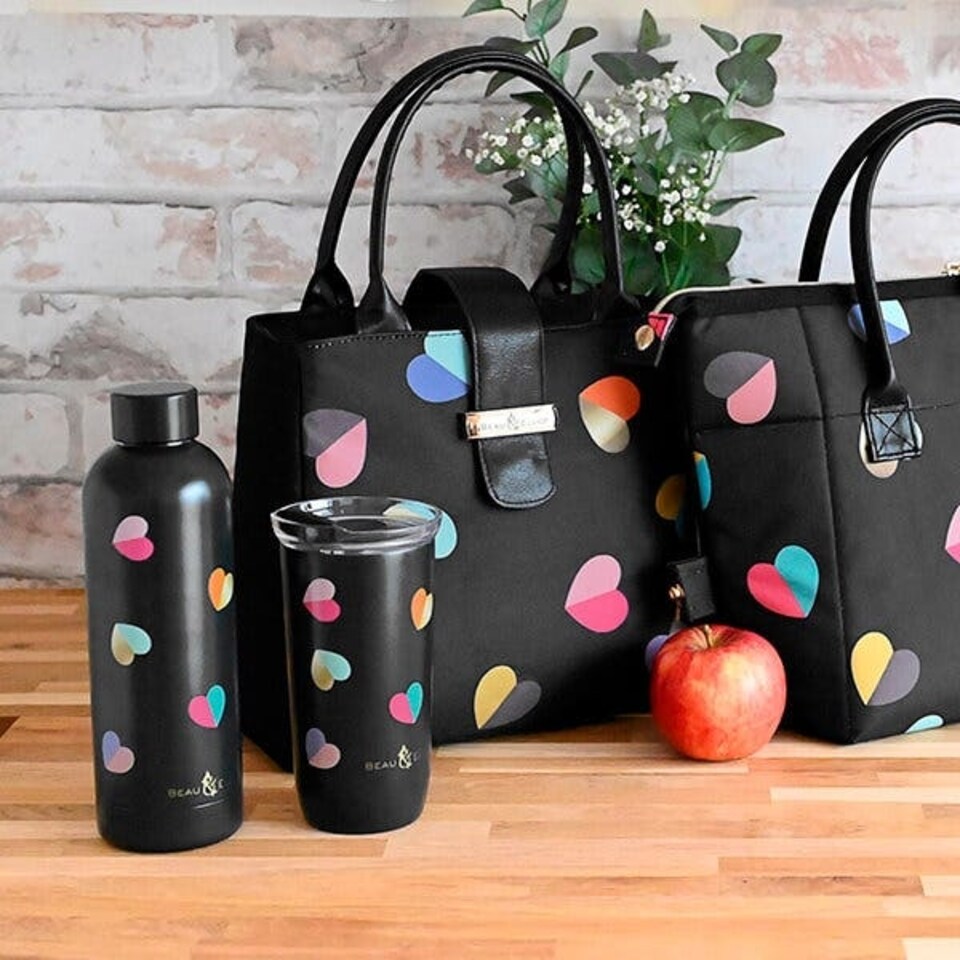 image 1 of Beau & Elliot Emily Heart Lunch Bag