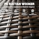 image 4 of Outsunny 8 Pieces Patio Rattan Sofa Set Outdoor Garden Furniture Set Brown
