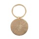 image 2 of Something Different 999 Angel Number Keyring - Cream/Gold - One Size