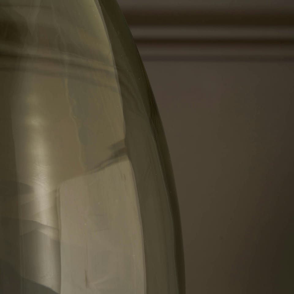 image 1 of BHS Recycled Tall Glass Vase, Green