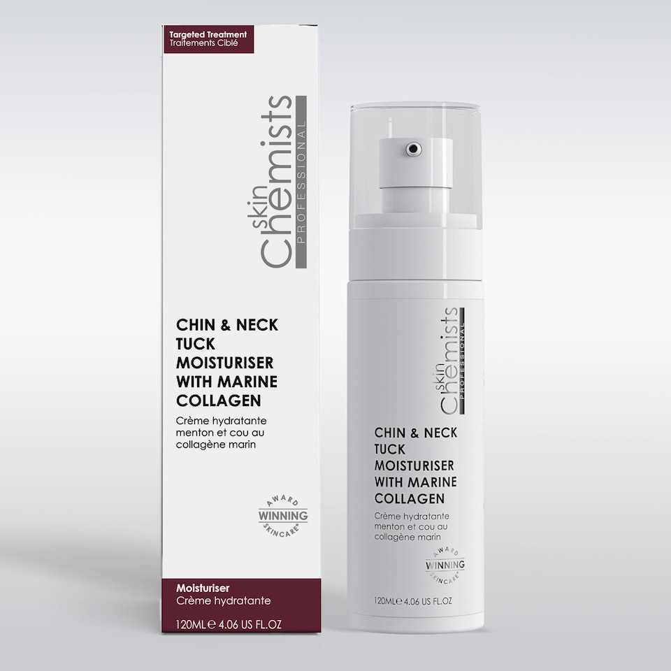 image 1 of skinChemists Chin & Neck Tuck Moisturiser with Marine Collagen 120ml