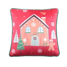 Fusion Gingerbread Man Cushion Cover Multi