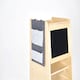 image 3 of Allis Baby Toddler Learning Tower with Adjustable Height and Blackboard | Brown | Natural Wood | One Size | 1