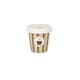 image 2 of Set of glasses Algon With lid Disposable Coffee Cardboard 10 Pieces 120 ml (20 Units) N/A